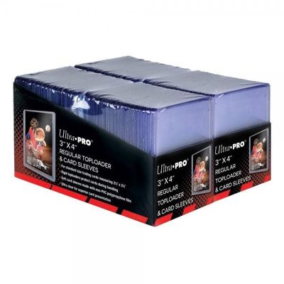 Toploaders - 3" x 4" - Ultra Pro - 200/pk with Sleeves