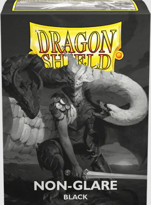 Sleeves - 63x88mm - Dragon Shield - 100/pk - Non-Glare - Black