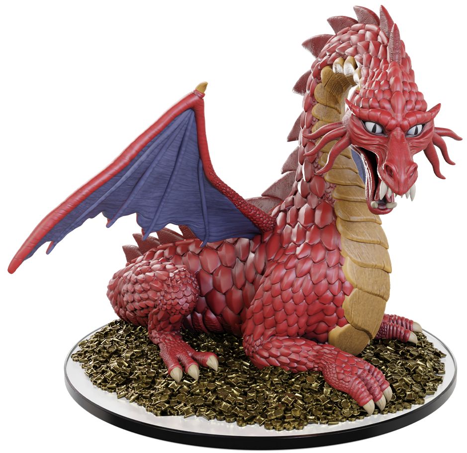 D&amp;D Icons of the Realms: 50th Anniversary Red Dragon