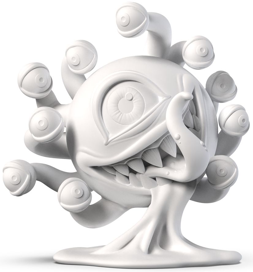 Dungeons &amp; Dragons Resin Beholder - 7" Blank