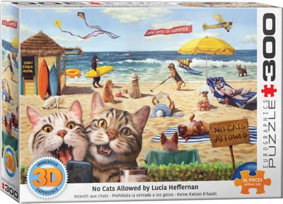 300 pcs - No Cats Allowed (3D Lenticular)