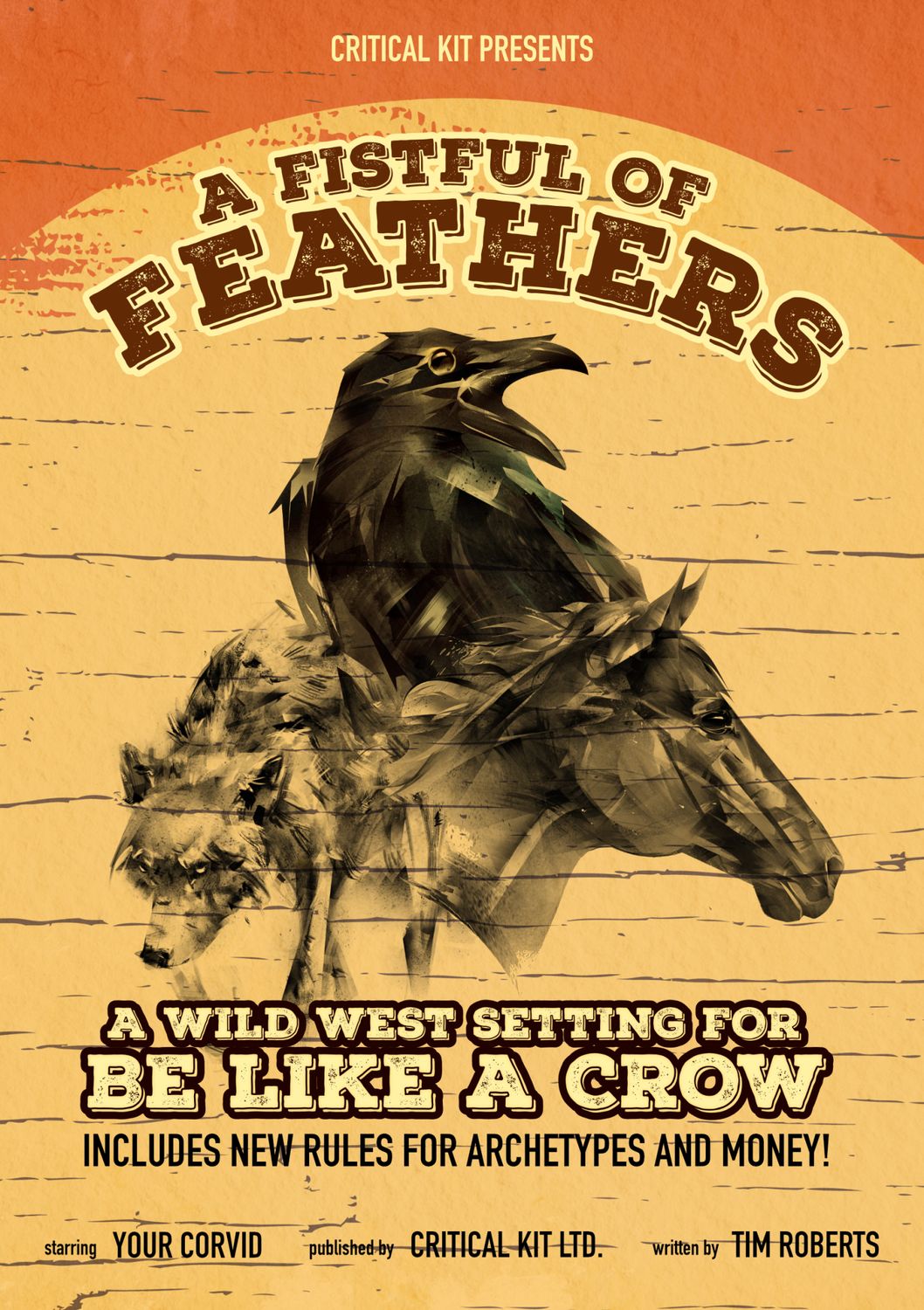 Be Like A Crow: A Solo RPG - A Fistful of Feathers Setting