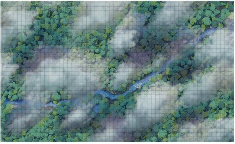 D&amp;D Icons of the Realms: Battle Mat - Sky
