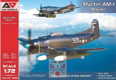 Martin AM-1 Mauler Model Kit (1:72 Scale)