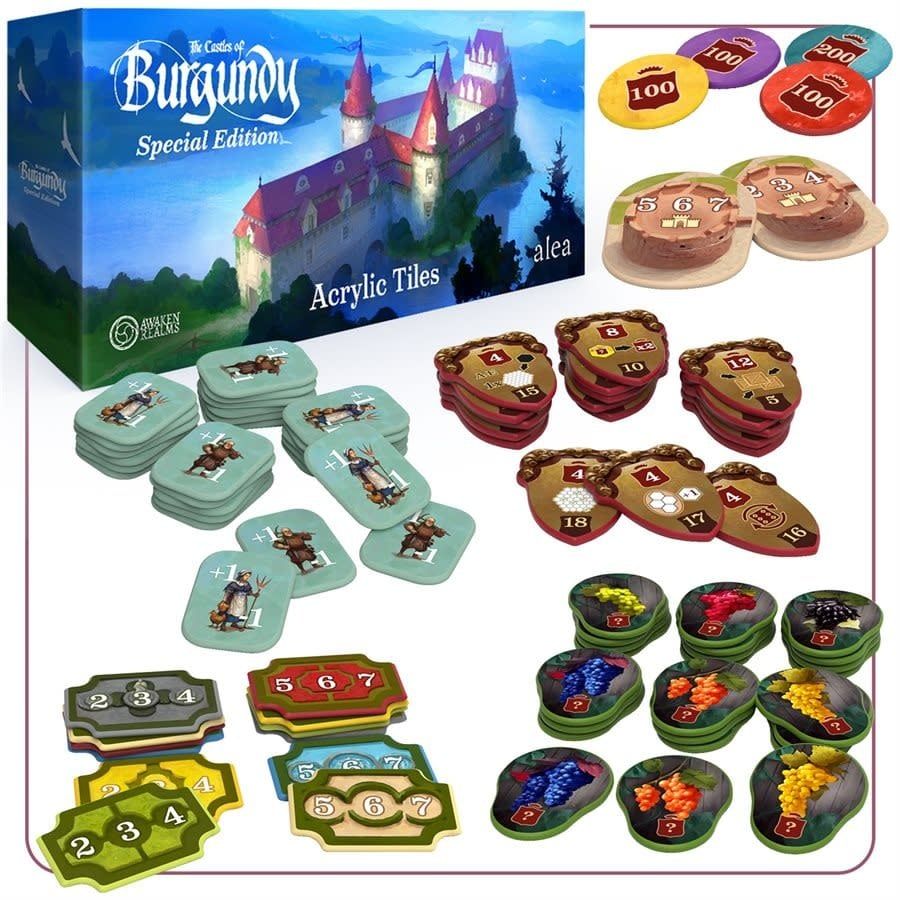 The Castles of Burgundy Special Edition: Acrylic Tiles