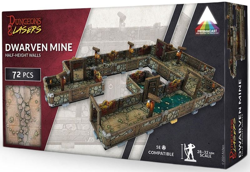 Dungeons &amp; Lasers: Dwarven Mine Pre-Painted