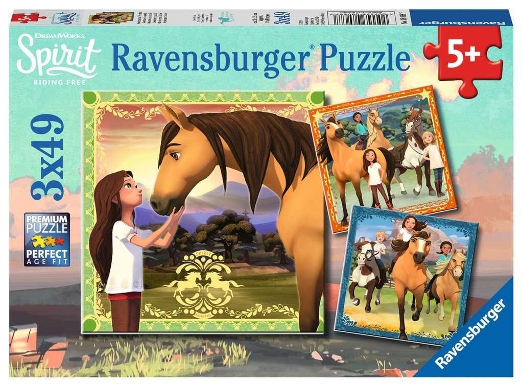 3x49 pcs - Spirit: Adventures on Horses