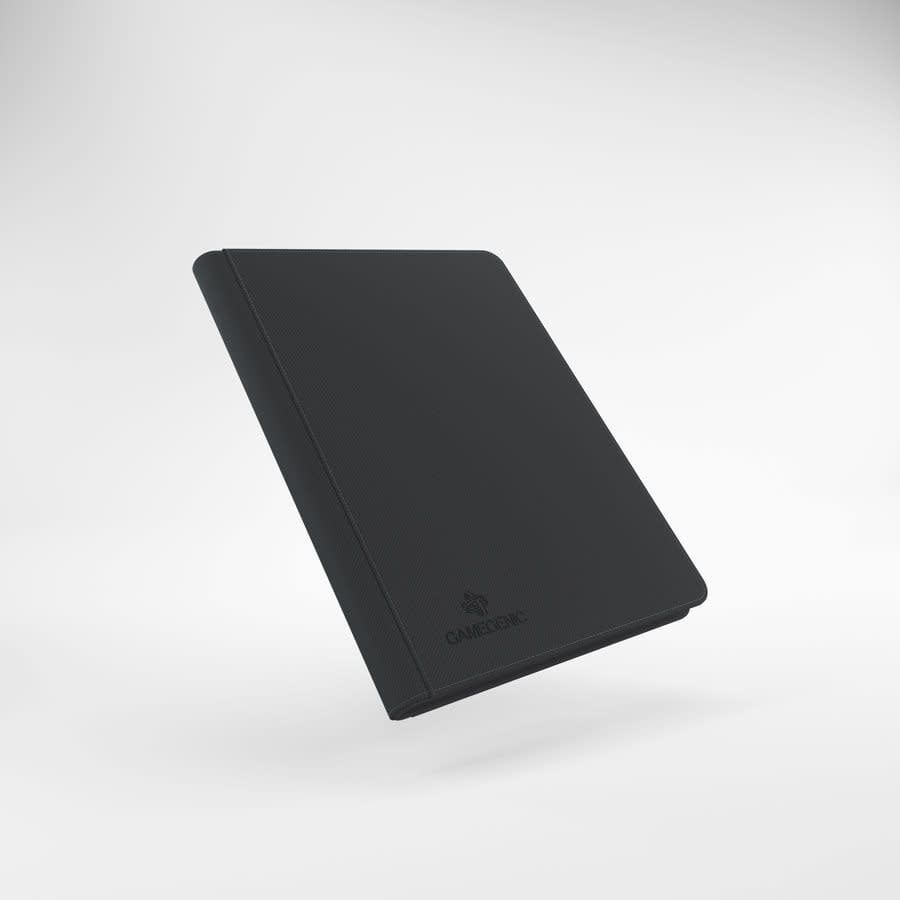 Zip-Up Ring Binder: Black Slim