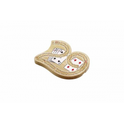 Classic &quot;29&quot; Wooden Cribbage Board: 2 Lane (Small)