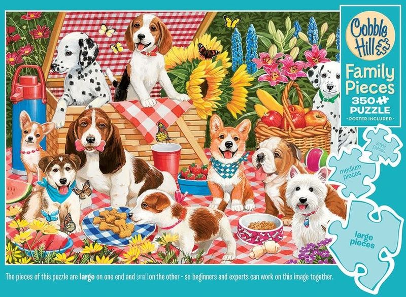 350 pcs - Picnic Party (Family Puzzle)