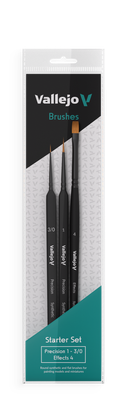 Vallejo Brush: Synthetic Hair Precision - Starter Set