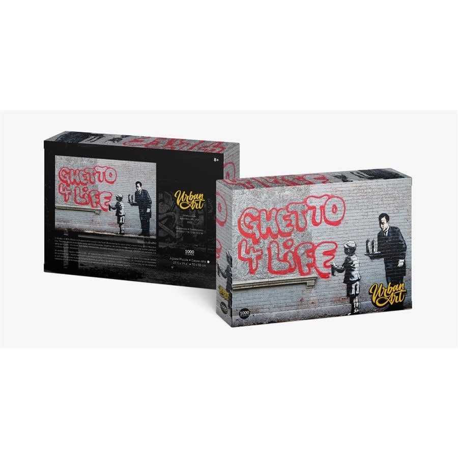 1000 pcs - Urban Art Graffiti: Banksy Ghetto 4 Life