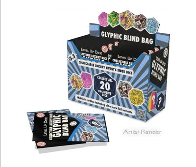 Level Up Dice: Glyphic Blind Bag - D20 (Full Box)