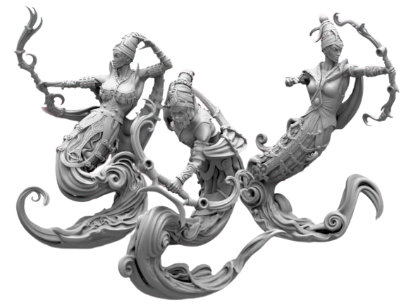Conquest: Sorcerer Kings - Windborn Djinn Bows