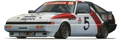 1985 Mitsubishi Starion Model Kit (1:24 Scale)