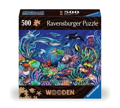 500 pcs - Wooden: Under the Sea