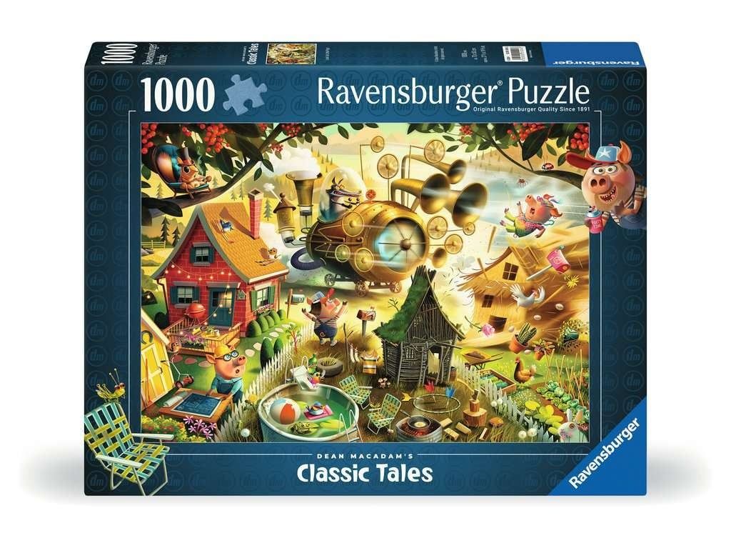 1000 pcs - Classic Tales: Look Out Little Pigs!