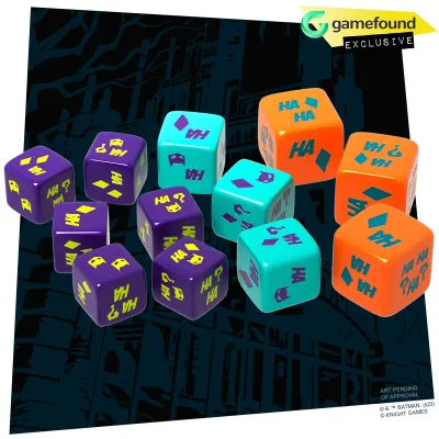 **PRE-ORDER** Batman: Escape from Arkham Asylum - Joker's Dice Set