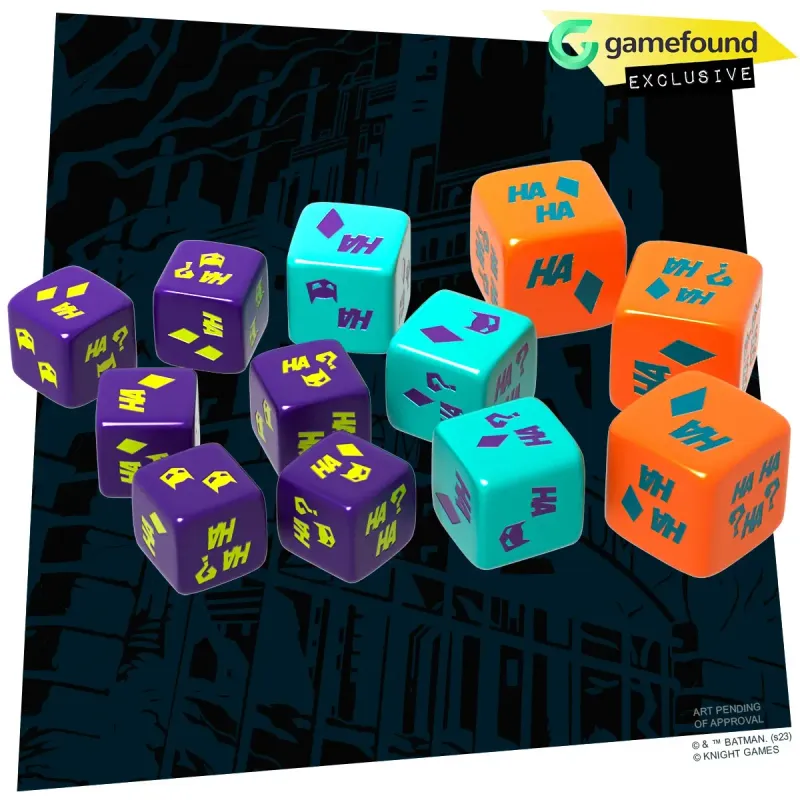 **PRE-ORDER** Batman: Escape from Arkham Asylum - Joker&#39;s Dice Set