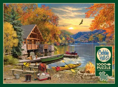 1000 pcs - Lakeside Retreat