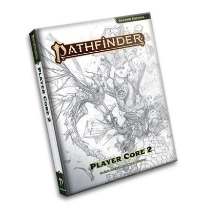 Pathfinder RPG 2E Remastered Player Core 2 Sketch Cover