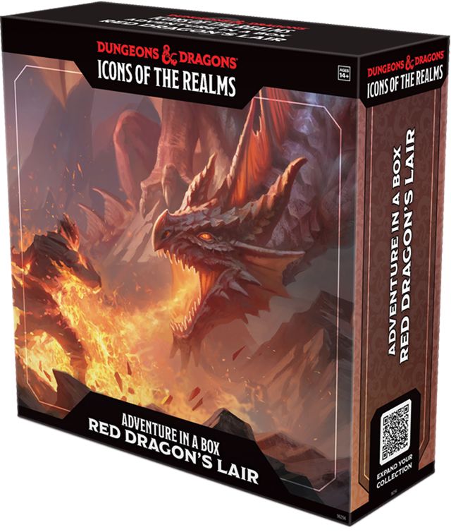 D&amp;D Icons of the Realms: Adventure in a Box - Dragon&#39;s Lair Premium Painted Miniature Set