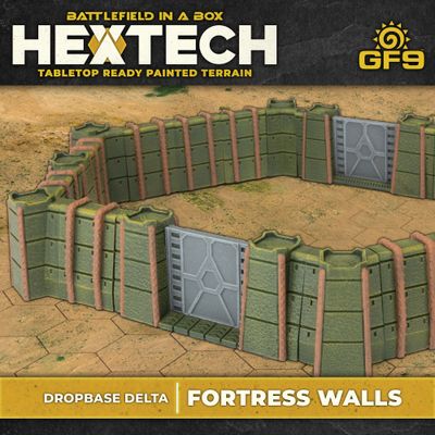 Battlefield in a Box: Hextech Dropbase Delta Fortress Walls