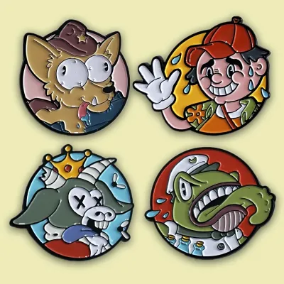 Townsfolk Tussle Pin Set