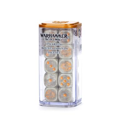 Warhammer The Old World: Dwarfen Mountain Holds - Dice Set