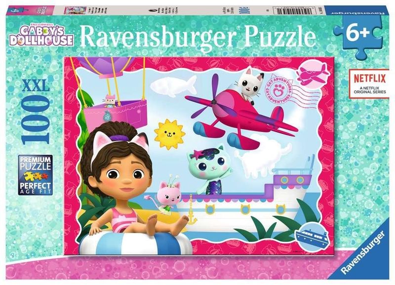 100 pcs - Gabby&#39;s Dollhouse: Cat Adventures! (XXL)
