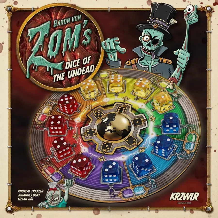 Baron von Zom&#39;s Dice of the Dead (Gore Edition)