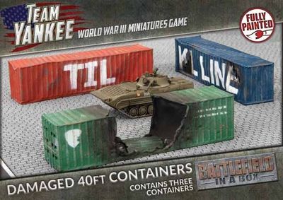 Battlefield in a Box: 40ft Shipping Containers (Damaged)