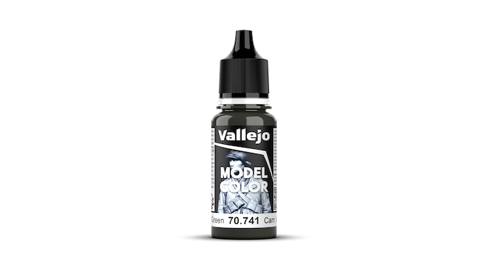 Vallejo Model Color Acrylic Paint Camouflage Black Green 17mL