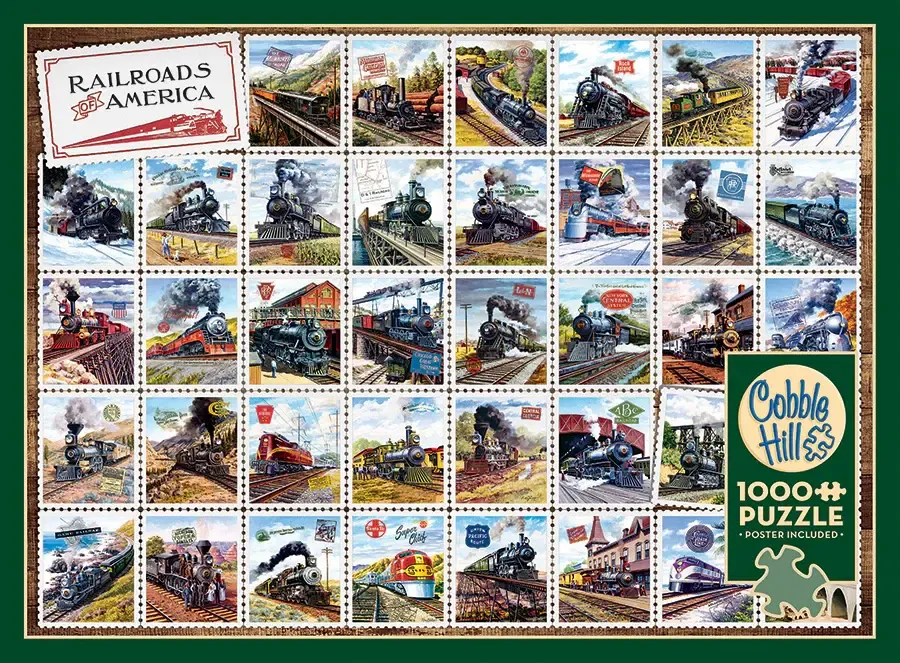 1000 pcs - Railroads of America