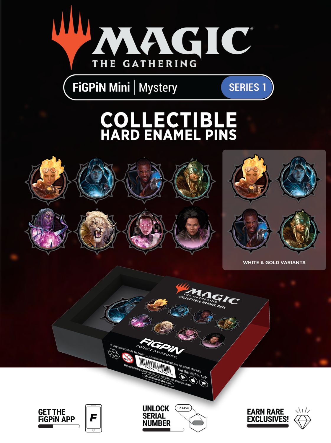 FigPin Mystery: Magic The Gathering Enamel Pins