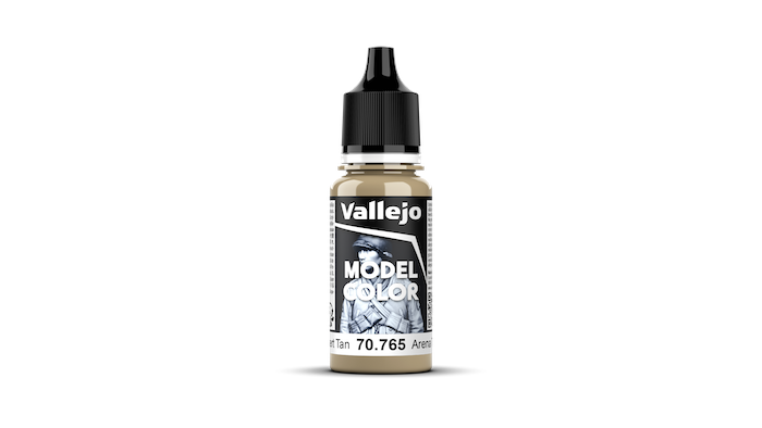 Vallejo Model Color Acrylic Paint Desert Tan 17mL