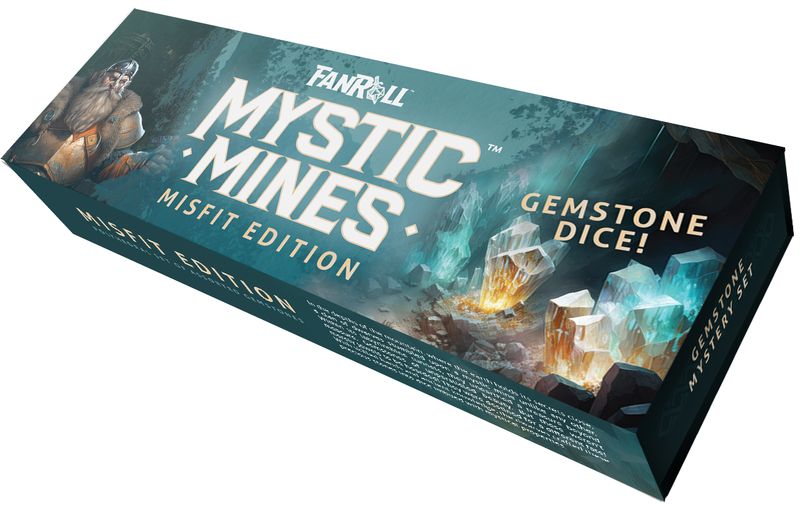 Misfit Dice Mystery Box - Mystic Mines Gemstone 7-Piece RPG Set