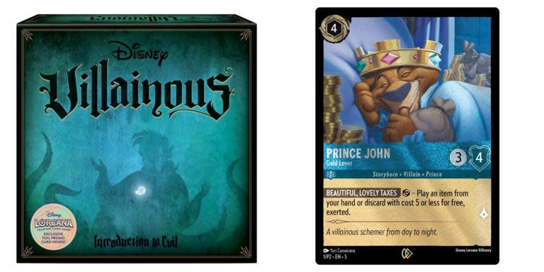disney villainous lorcana card Ravensburger - Introduction to Evil Strategy Board Game - Compatible with Other Villainous Games - Includes Promo Villainous: Introduction to Evil -