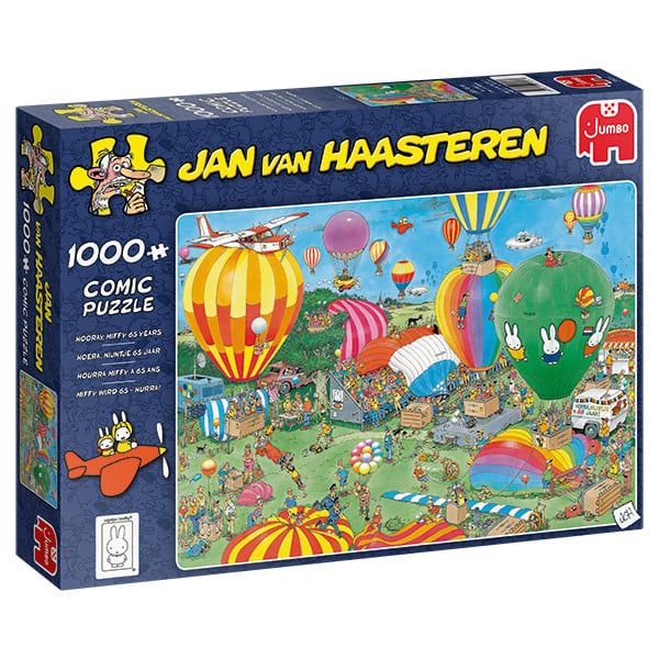 1000 pcs - Jan van Haasteren: Hooray, Miffy 65 Years