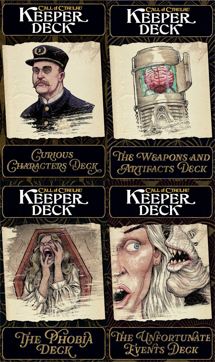 Call of Cthulhu: Keeper Decks - 2nd Edition