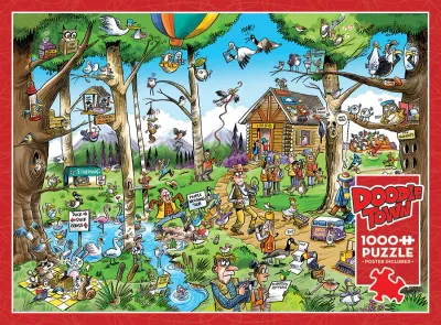 1000 pcs - DoodleTown: Birdwatcher&#39;s Paradise