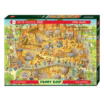 1000 pcs - Funky Zoo: African Habitat (Degano)