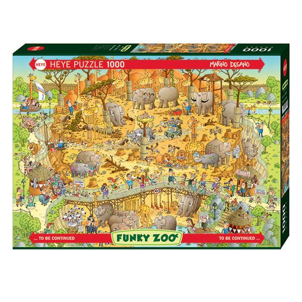 1000 pcs - Funky Zoo: African Habitat (Degano)