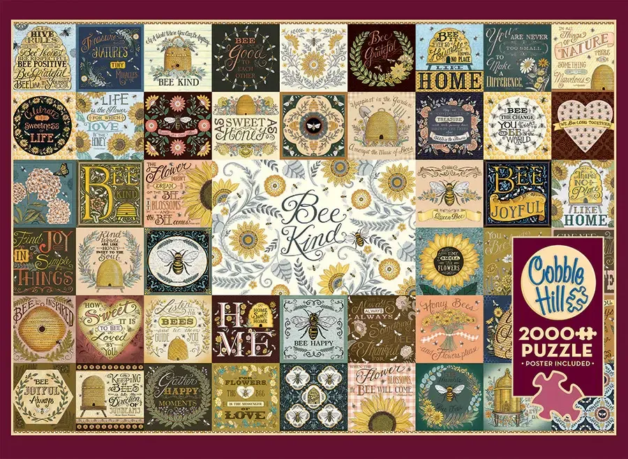 2000 pcs - Bee Kind