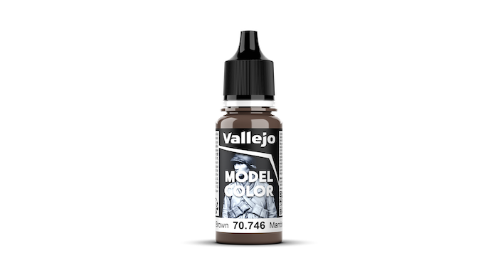 Vallejo Model Color Acrylic Paint Chestnut Brown 17mL