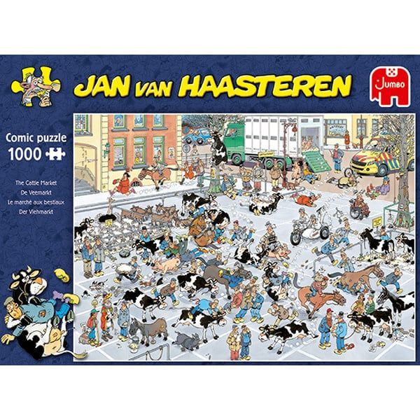 1000 pcs - Jan van Haasteren: The Cattle Market