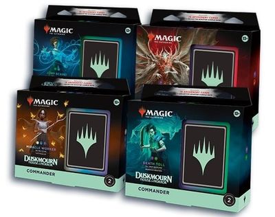 Magic The Gathering TCG: Duskmourn House of Horror Commander Bundle