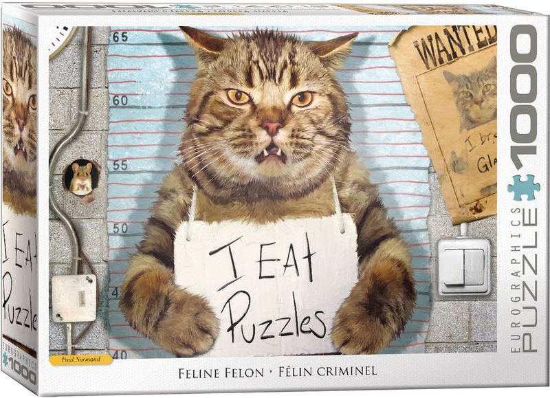 1000 pcs - Feline Felon