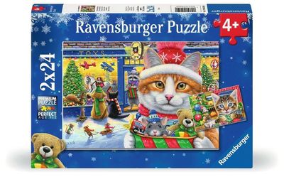 2x24 pcs - Christmas Kitties