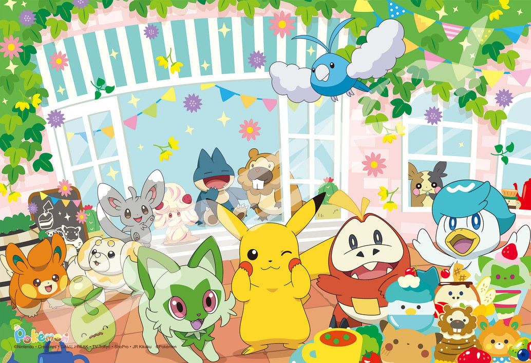 108 pcs - Pokemon: Pikachu Cafe Party